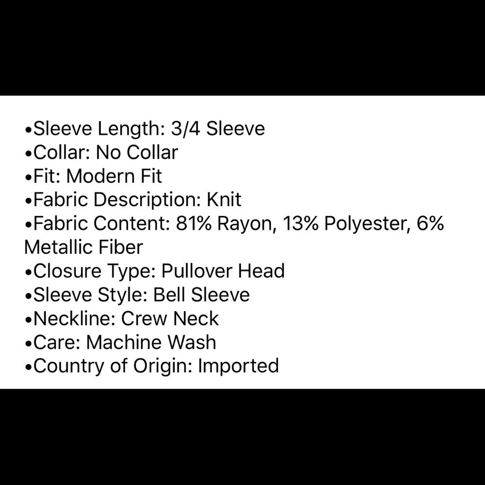 A.N.A women's Ruffle sleeve top - Picture 2 of 4